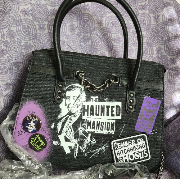 Disney Loungefly Haunted Mansion Crossbody - Picture 2 of 6